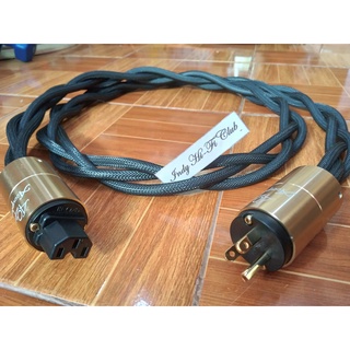 สายไฟเยอรมัน HELUKABEL JZ 3G2.5  Triple Stream Power cord หัวท้าย Accuphase ปลอกอลูมิเนียมหนาพิเศษ กันคลื่นรบกวนได้