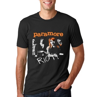 เสื้อยืดครอปเสื้อยืด ลาย Paramore RiotS-5XL