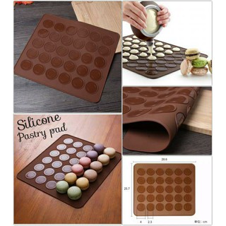 Silicone Pastry Pas พิมพ์ซิลิโคนทำขนมมาการอง 30 ช่อง