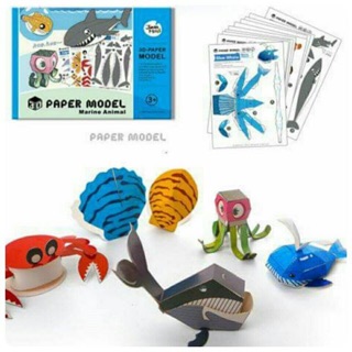 Paper Model 3D-Marine Animal