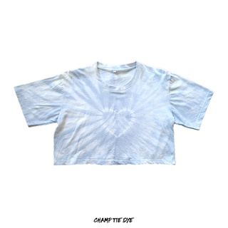 เสื้อครอปมัดย้อม เอวลอย Tie Dye  Crop top