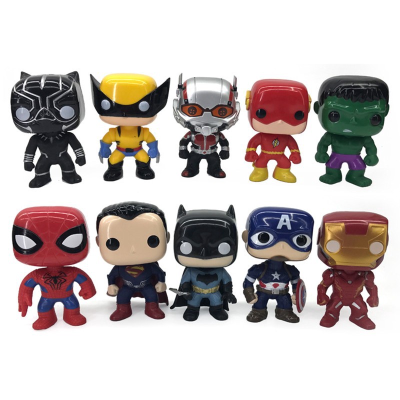 ฟกเกอร Funko Pop 10 ชน ชด Dc Justice League Marvel Avengers Super Hero - roblox gladiators codes 2018