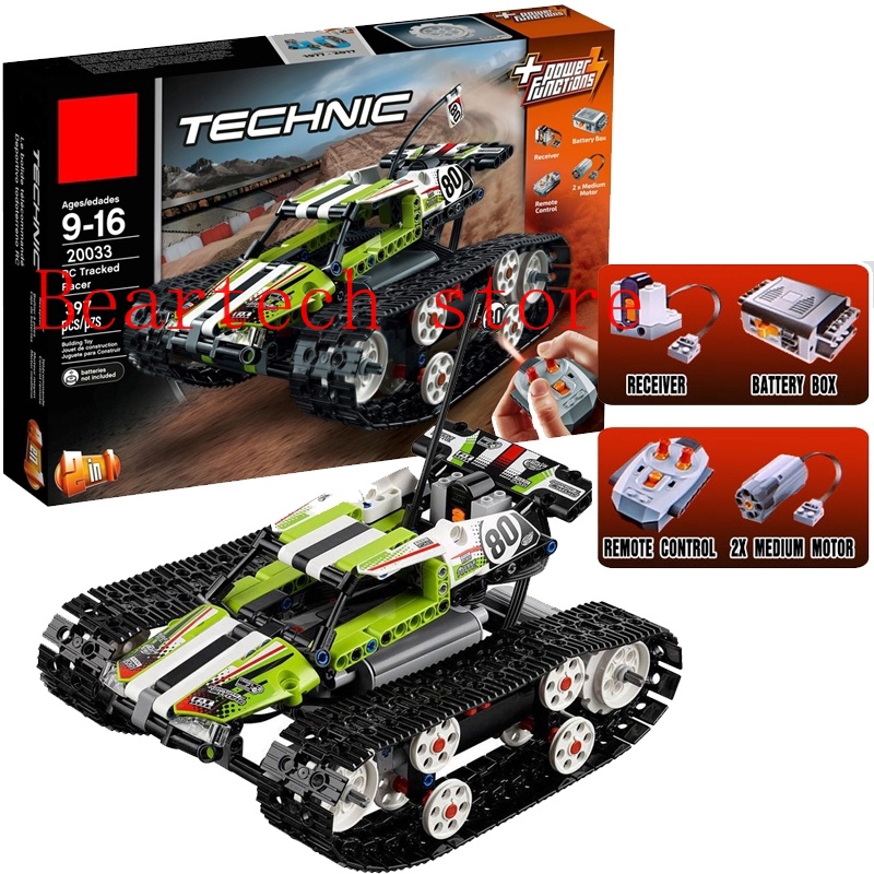 lego technic remote control tracked racer