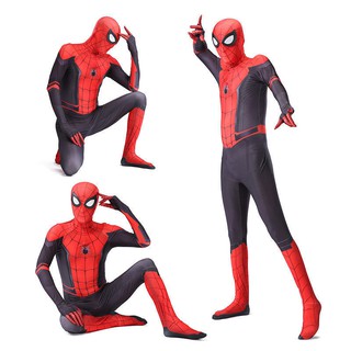 Superior Iron Spiderman Cos Clothes Marvel Cartoon Anime Adult Children s Skinny One-piece clothing แสดงชุด