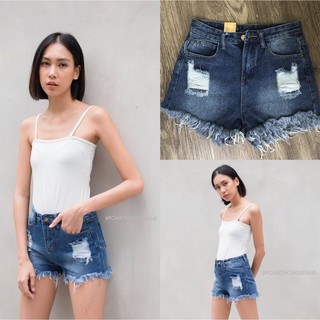 กางเกง jeans ขาสั้น