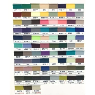 ซิปซ่อนคุณภาพ VOE ขนาด 9นิ้ว 100 เส้น คละสีได้ (1 ห่อ 100 เส้น)