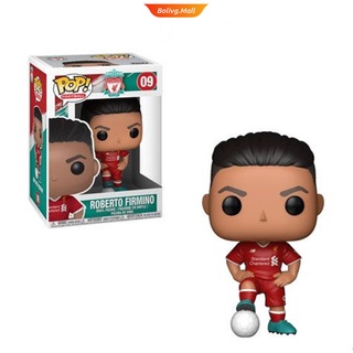 Funko Pop! สโมสรฟุตบอลลิเวอร์พูล Roberto Firmino 09# ฟิกเกอร์ไวนิล ของเล่นสําหรับเด็ก