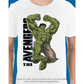 เสื้อยืด Marvel Hulk Avenger Full Body Unisex Tshirtเสื้อยืด เสื้อยืดเท่