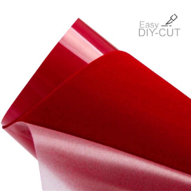 เฟล็กกำมะหยี่ 3D  เฟล็กฟล็อค flock กำมะหยี่รีดติดเสื้อ heat transfer vinyl (HTV) - Easy DIY-CUT