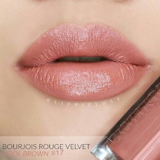 สีสวย Bourjois Rouge Edition Velvet #17 cool brown  7.7ml