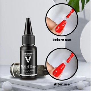 (1ชิ้น)น้ำยาเติมสีเจล เติมใส่สีเจลเล็บไม่หนืด VINIMAY 30ml