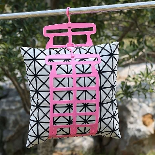 ไม้แขวนตากหมอน ที่ตากหมอน ที่ตากตุ๊กตา พับเก็บได้ มีให้เลืก 3 สี (L0155-L0157)
