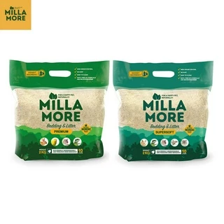 MILLAMORE - วัสดุรองกรงเกรดพรีเมียม ปลอดภัย ไม่มีฝุ่น ทำจากไม้แอสเพนธรรมชาติ (Premium, Supersoft)