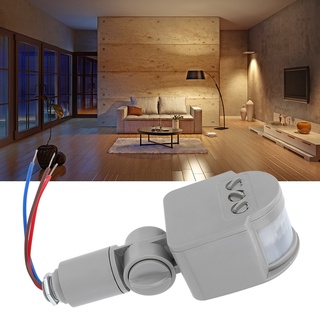 【ราคาต่ำสุด】Intelligent Infrared Human Body Motion Sensor LED Light Sensor 85-265V