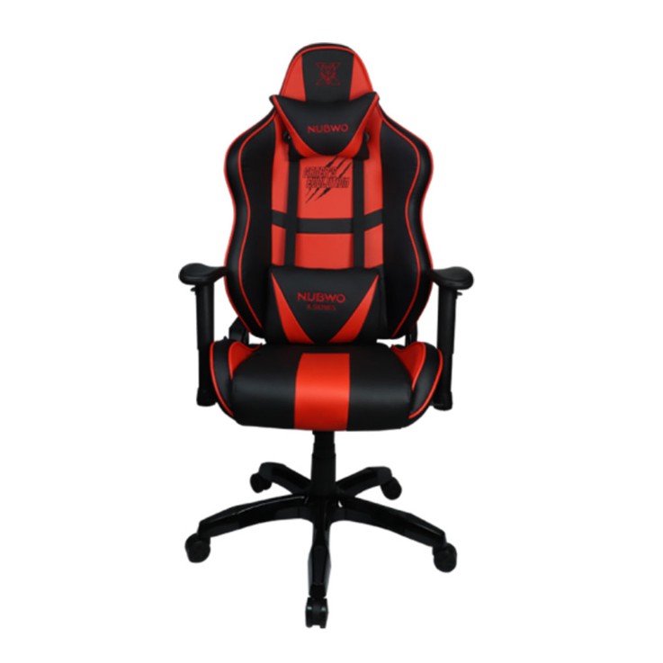 NUBWO GAMING CHAIR (เก้าอี้เกมมิ่ง)  X SERIES NBCH X104 (BLACK-RED) (ASSEMBLY REQUIRED)