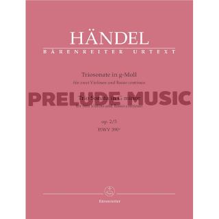 (โค้ดINCSM2Lลด70฿) Händel, Georg Friedrich Trio Sonata for Two Violins (BA4247)[Oboe, Violin]) and Bc in G minor