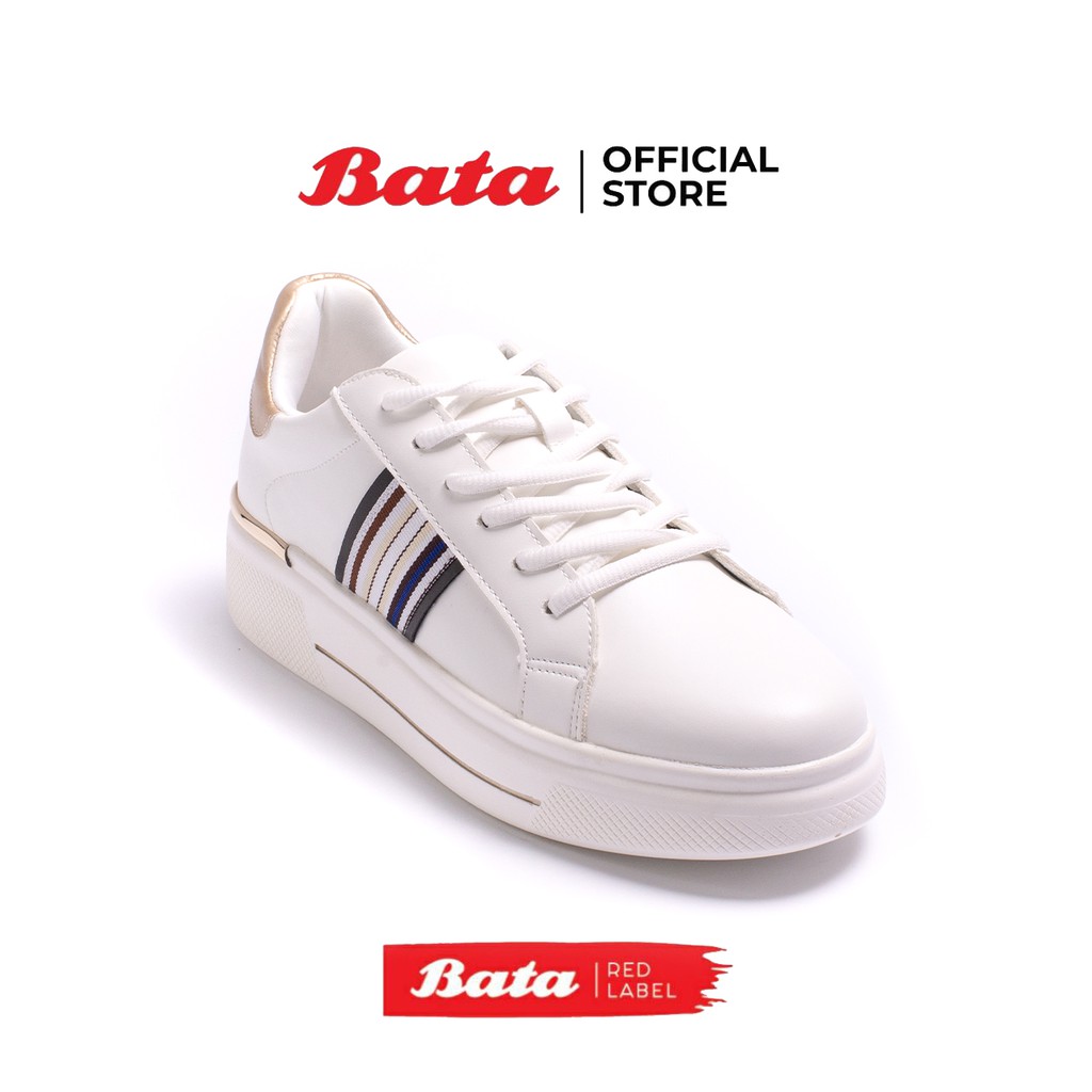 Bata บาจา รองเท้าสนีคเคอร์ รองเท้าผ้าใบแฟชั่น ส้นหนา น่ารักทันสมัย สำหรับผู้หญิง รุ่น City Trekker สีขาว 5608619