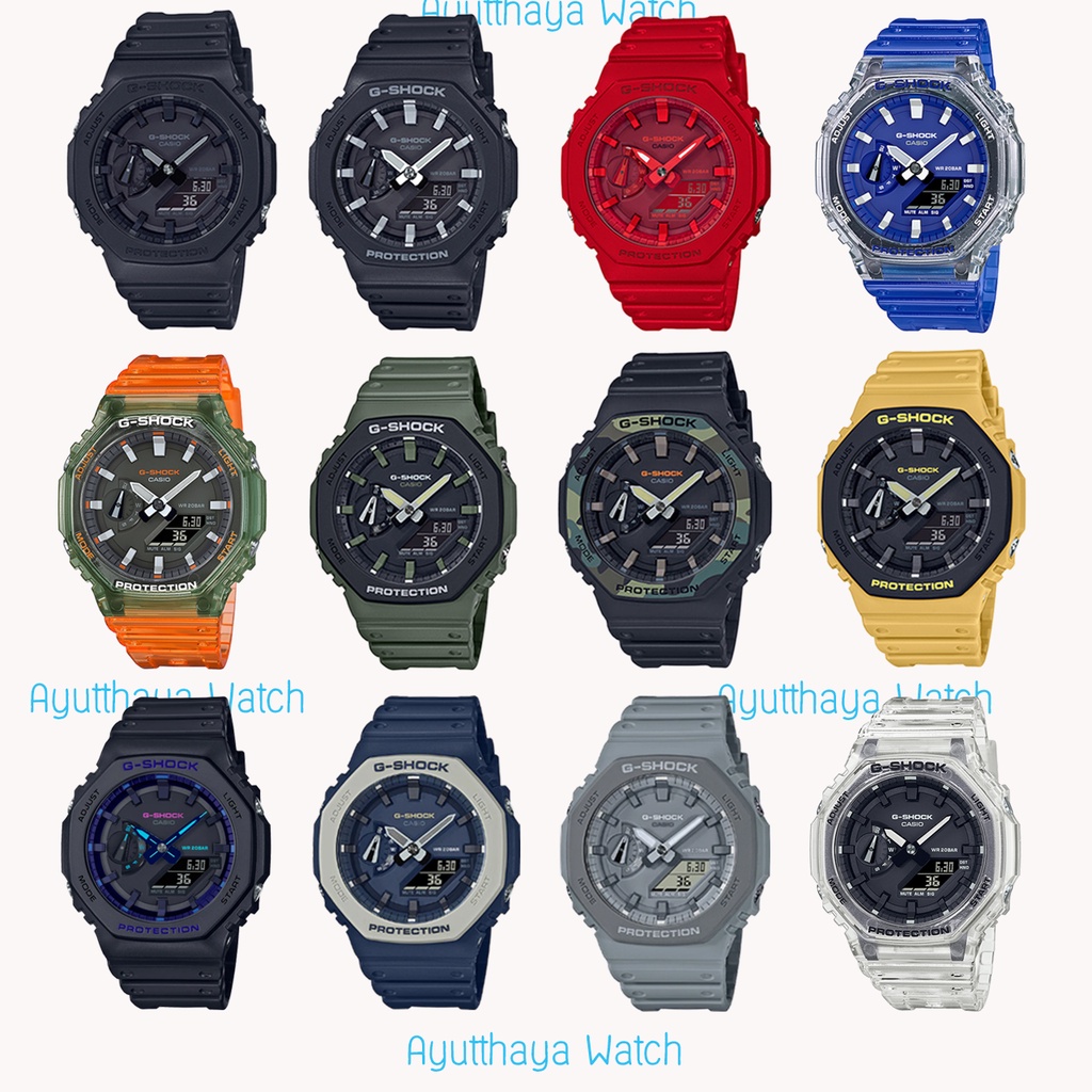 [ของแท้] Casio G-Shock นาฬิกาข้อมือ รุ่น GA-2100, GA-2110 ของแท้ รับประกันศูนย์ CMG 1 ปี