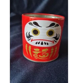 ของใหม่ ที่ใส่ของโลหะ ลายดารุมะ Daruma ทั้งหน้า - หลัง น่ารักกกก