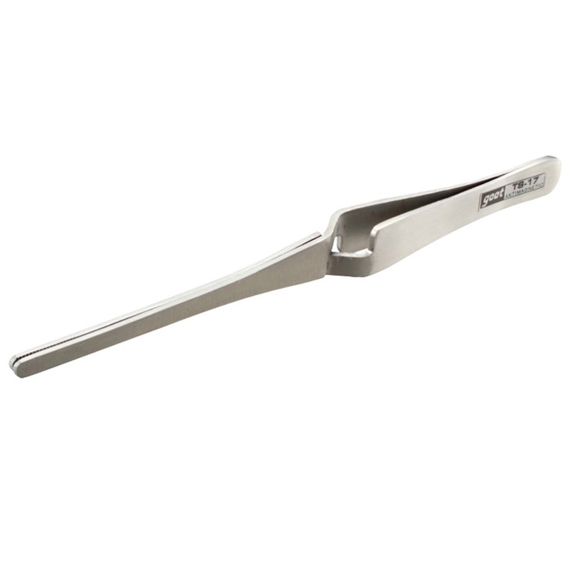 แหนบ-GOOT TS-17 PRECISION TWEEZERS [REVERSE ACTION]TS-17
