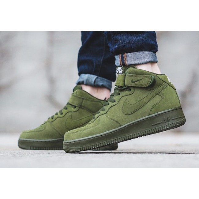 nike af1 green suede