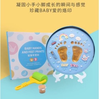 Baby Hands &amp; Feet Print ชุดพิมพ์รอยมือและรอยเท้า