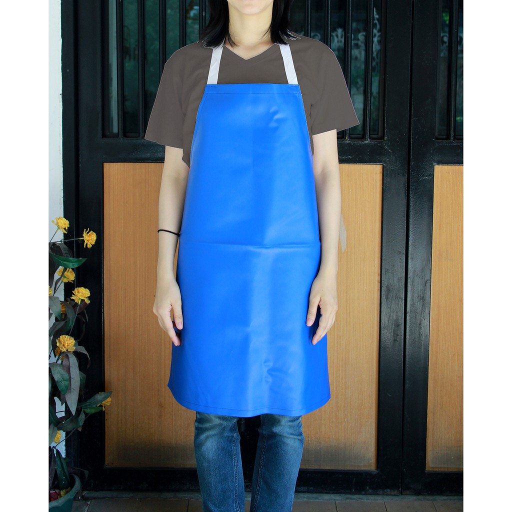 ผ้ากันเปื้อนกันน้ำ PVC กันน้ำ 100% ยาว 30 และ 40 นิ้ว
