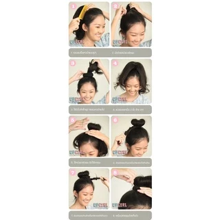 โดนัททำผม ดังโงะ ดังโงะม้วนผม อุปกรณ์ทำดังโงะ อุปกรณ์มวยผม