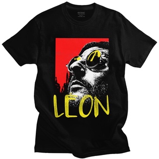 เสื้อยืดแขนสั้น ผ้าฝ้าย พิมพ์ลายภาพยนตร์ Leon 80s Mathilda Natalie Portman Besson Flim เหมาะกับของขวัญ แฟชั่นสําหรับผู้ช
