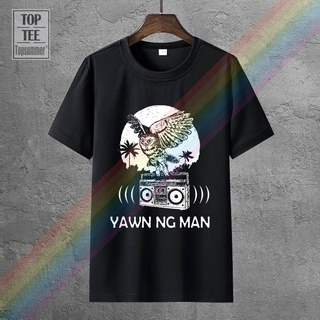 [COD]ขายดี เสื้อยืดลําลอง แขนสั้น พิมพ์ลายวงร็อค Yawning Man Desert Kyuss Fatso Jetson สีดํา สําหรับผู้ชาย S 4 POniig60D