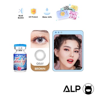 ALP x Luxzy คอนแทคเลนส์ กรองแสงคอมพิวเตอร์ กัน UV ค่าอมน้ำดี ใส่สบาย Made in Korea Mini Latte รุ่น ALP-L005