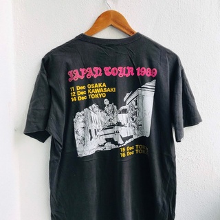 ขายดี เสื้อยืดลําลอง แขนสั้น พิมพ์ลายวงดนตรี Grab It Vintage 80s Riot V Japan Tour 1989 Heavy Metal GKoofo42GMoajm69