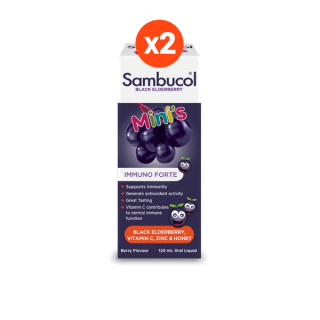 [2 ชิ้น] Sambucol Black Elderberry Mini