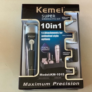 Kemei มัลติฟังก์ชั่จอนผมผู้ชาย clipper ผมไฟฟ้าจมูกแบบชาร์จผมตัดมีดโกนเครื่อง KM-1015