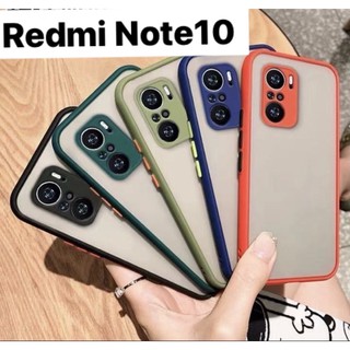 🇹🇭เคสโทรศัพท์ Case Redmi Note10/Redmi Note 10PRO/ Redmi Note10 5G/Redmi note11(5G)เคสกันกระแทก ปุ่มสีผิวด้าน กันรอยกล้อ