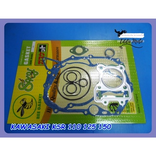 KAWASAKI KSR110 KSR125 KSR150 ENGINE GASKET COMPLETE SET  // ปะเก็นเครื่อง ชุดใหญ่ สินค้าคุณภาพดี