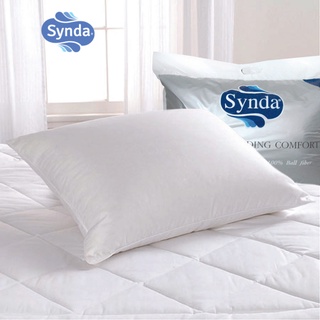 Synda หมอนหนุนโรงแรม 5 ดาว ขนาด 19x29 นิ้ว แน่นสบาย รุ่น Deluxe แถมฟรีใยสำหรับปรับระดับ