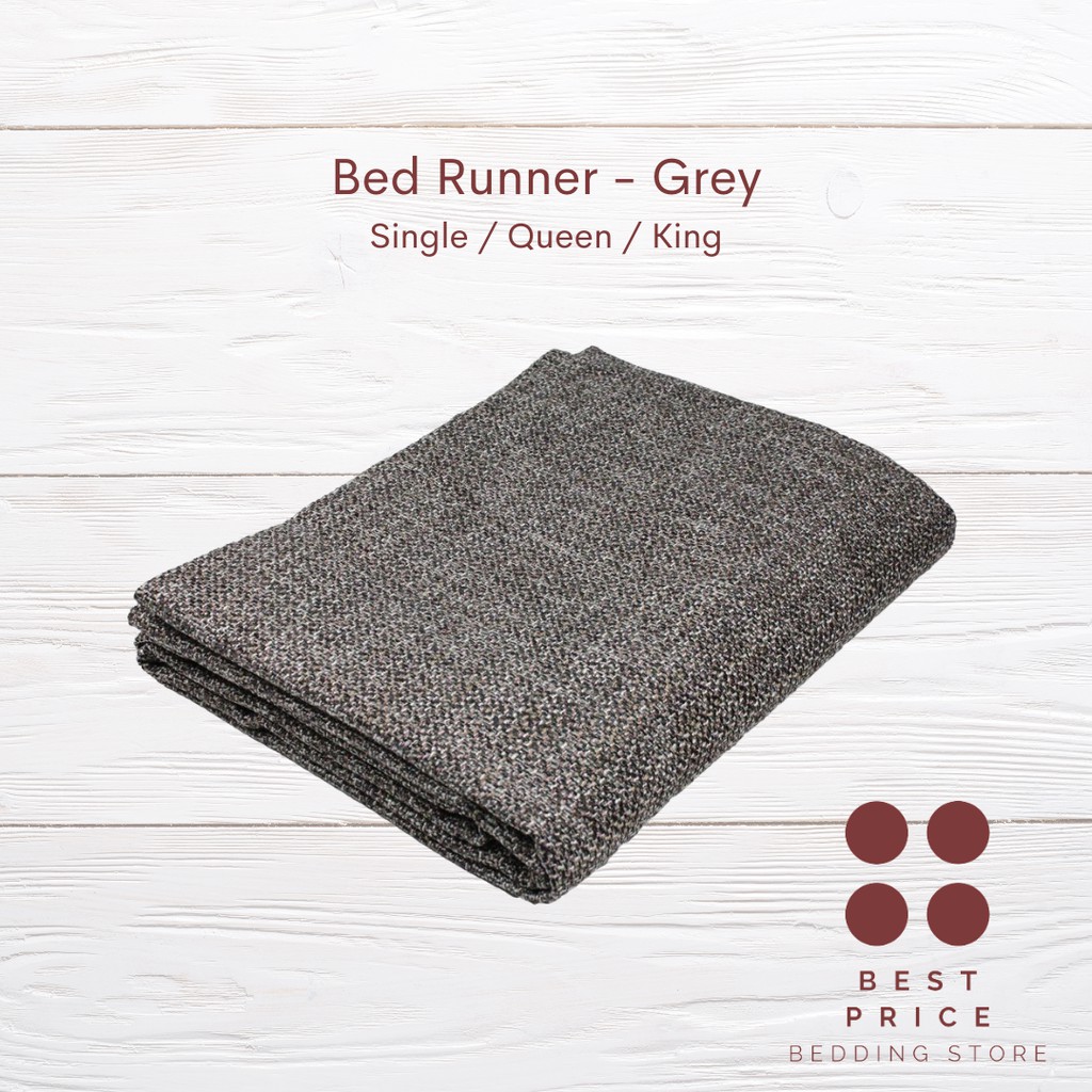 Bed Runner Hotel & Airbnb ของตกแต่งเครื่องนอน