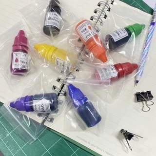 หมึกเติมตรายาง ตรายางหมึกในต้ว หมึกตรายางแฟลชแสตมป์ ขนาด 10 ml.