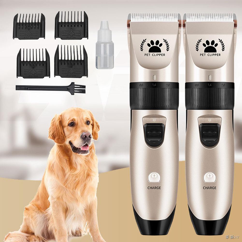 Dog Hair Clippers Kit Electric Trimmers With Guide Comb And Cleaning Brush  Pet Grooming Clippers For Pet Dog Cat Cutter | Shopee Thailand