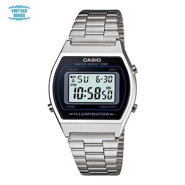Casio Standard นาฬิกาข้อมือผู้หญิง สายแสตนเลส รุ่น B640WD-1AV