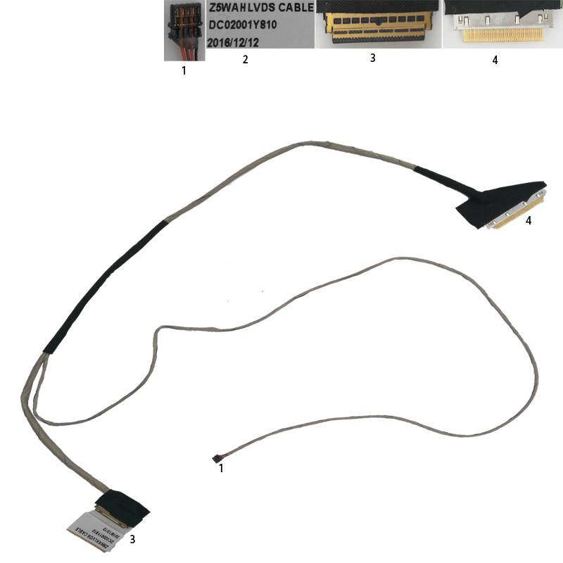 วิดีโอ LED ใหม่ LCD Flex สําหรับ ACER E5 E5-571 E5-571G E5-531 E5-531G E5-511 E5-572 V3-572 P256 Z5W