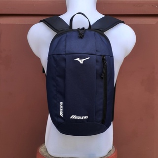 Mizuno กระเป๋าเป้สะพายหลัง ขนาดเล็ก กันน้ํา สําหรับใส่รองเท้าวอลเลย์บอล แบดมินตัน 10 ลิตร