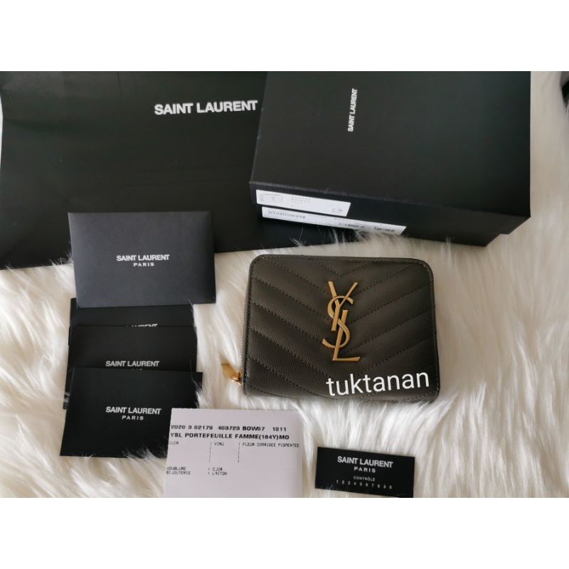Saint laurent YSL wallet  แท้ Shop Kingpower อปก.ครบ