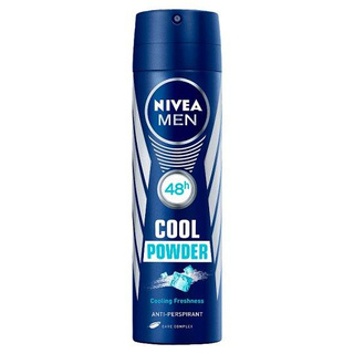 นีเวีย เมน คูล พาวเดอร์ สเปรย์เหงื่อและระงับกาย 150มล./Nivea Men Cool Powder Sweat and Body Suspension Spray 150ml