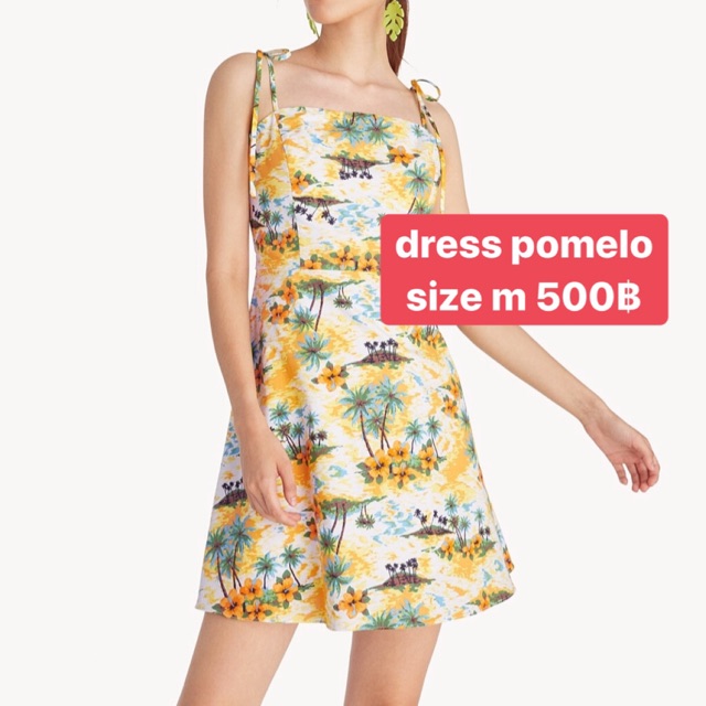 Dress Pomelo size m ลายปริ้น scnn.a ThaiPick