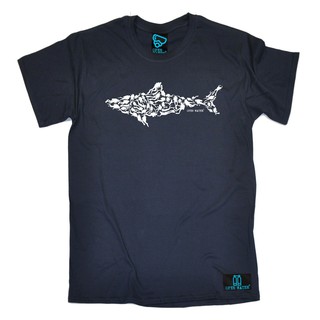 เสื้อยืดพิมพ์ลายปลาฉลาม Divers Divers Great White Scuba ของขวัญวันเกิด