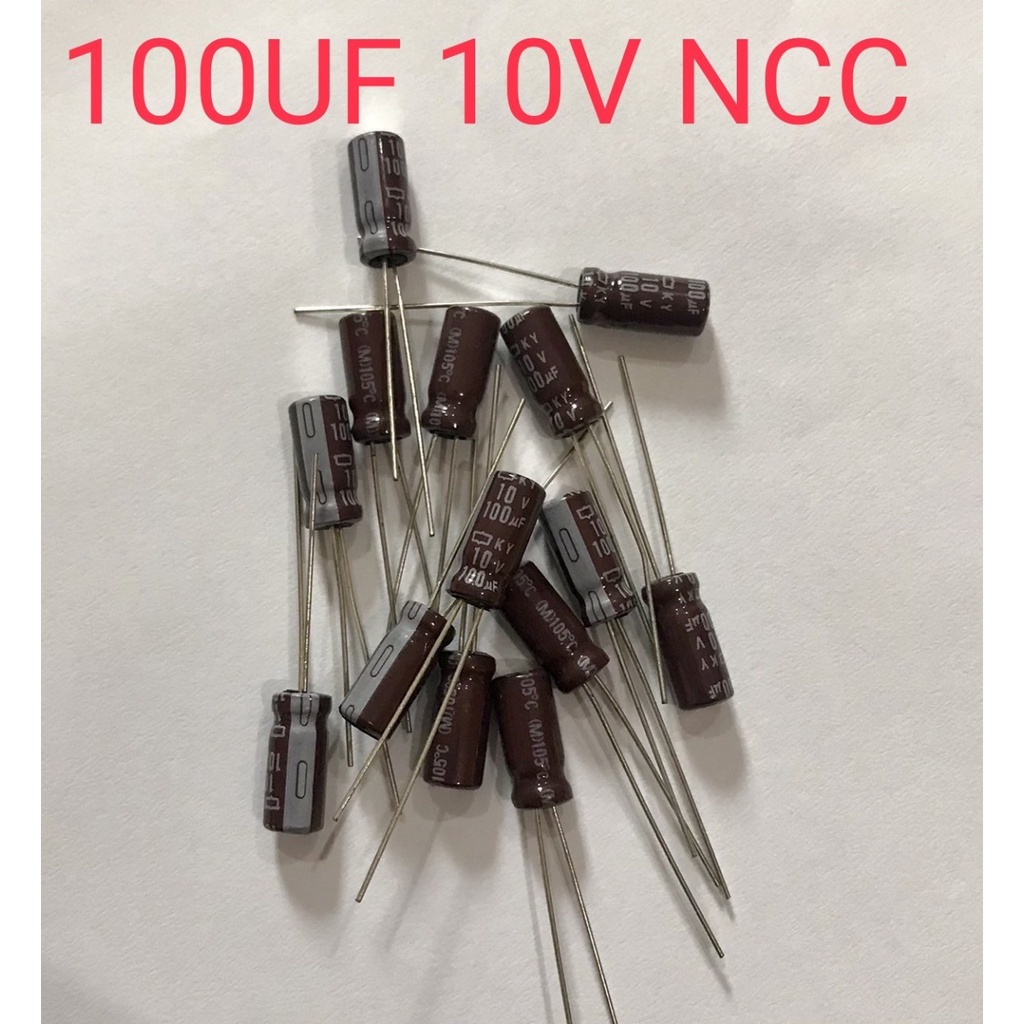 100UF 10V NCC 10ชิ้น/1ชุด