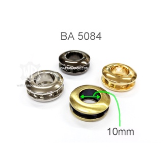 BA 5084 ตาไก่เกลียว 10มม. 2ชิ้น อะไหล่กระเป๋า Zinc Alloy Screw Eyelet 10mm 2 pieces