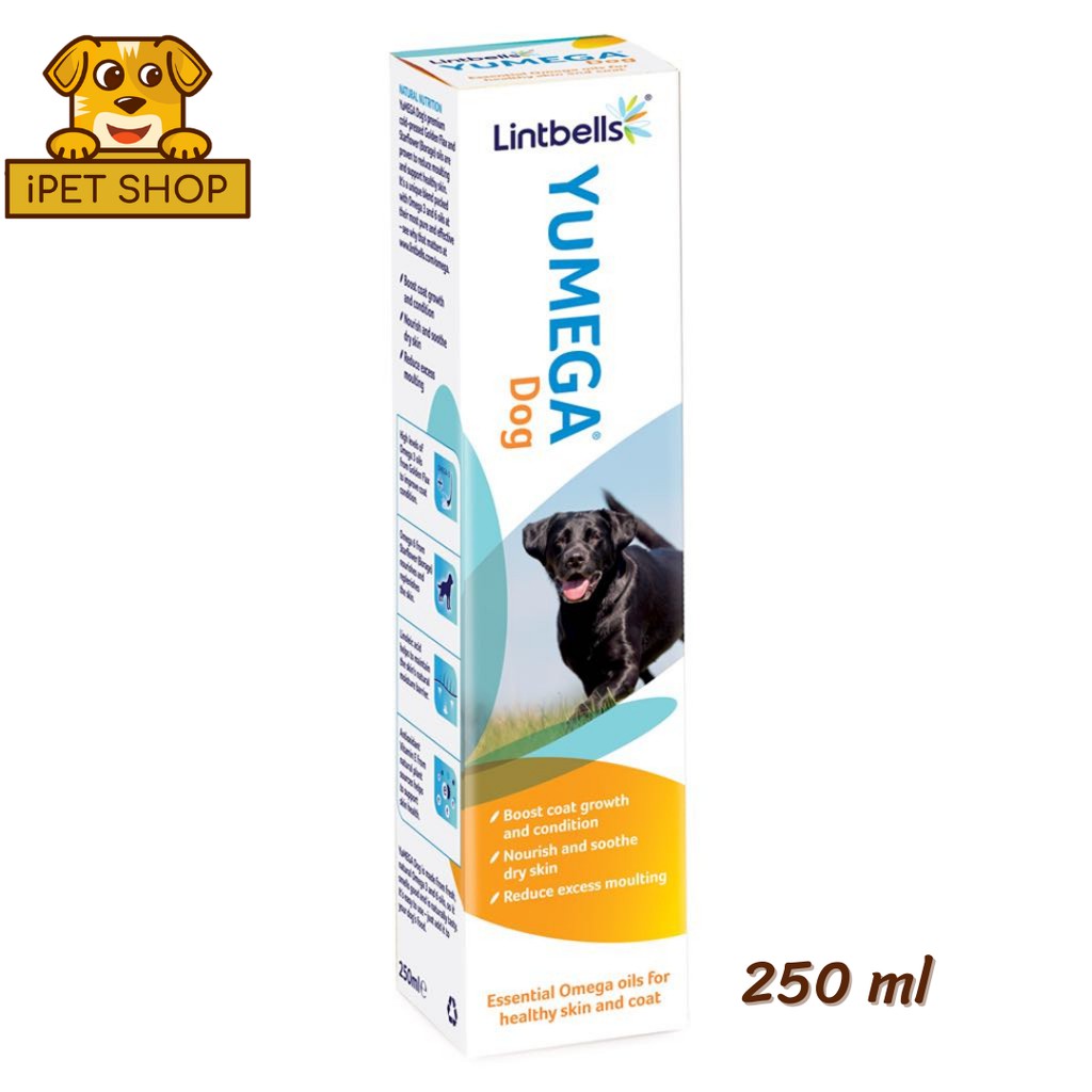 Yumega Dog Supplement ยูเมก้า ด็อก วิตามินบำรุงขนและผิวหนังสุนัข 250ml.